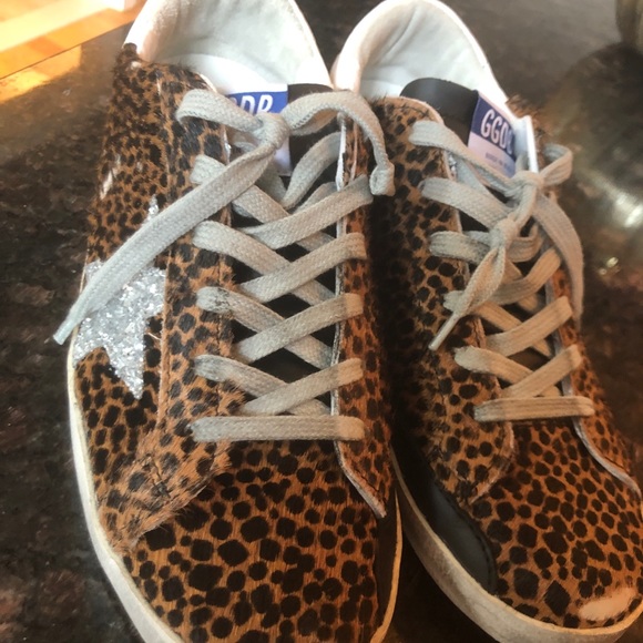 Superstar glitter/leopard Golden Goose sneakers - Picture 6 of 7